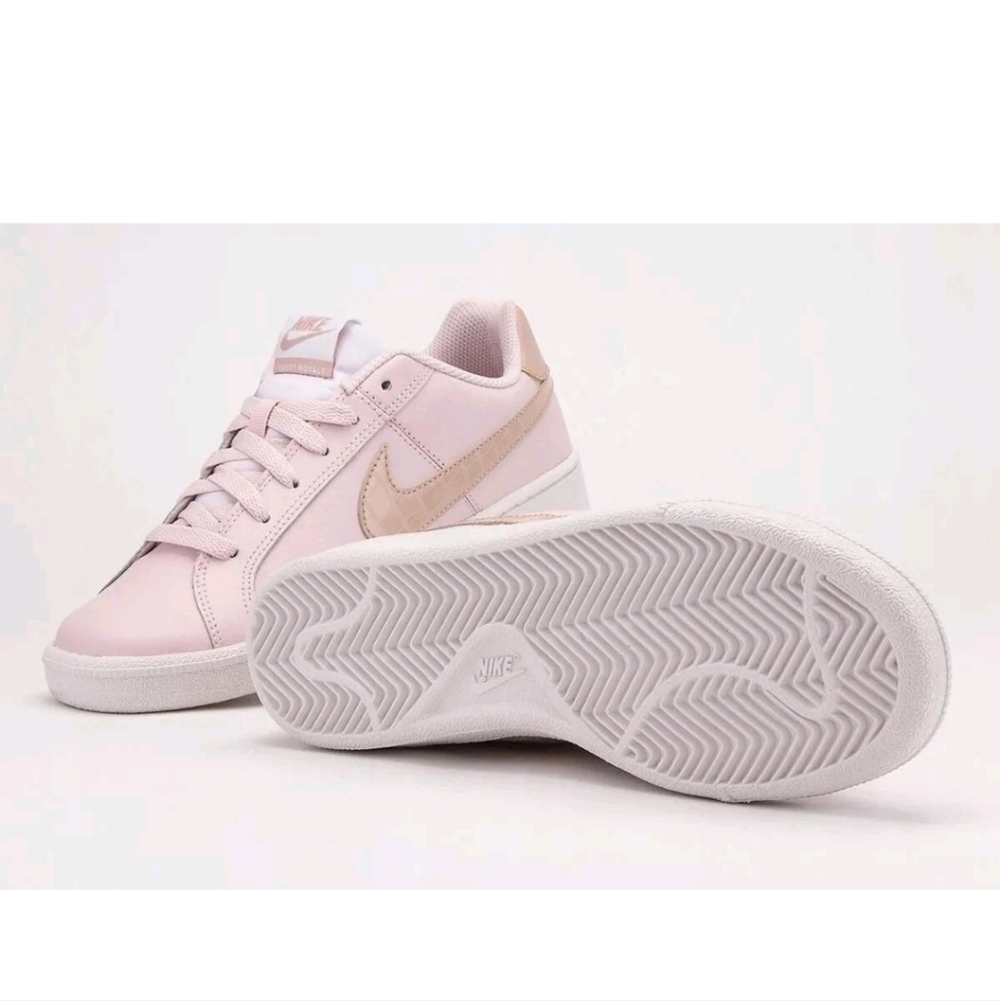 Women Nike Court Royale Casual Shoes Size 7.5 Barely Rose Pink White - Picture 3 of 5